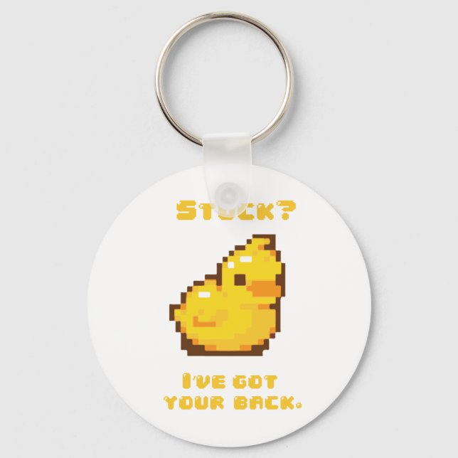 Rubber Ducky Programming Keychain (Front)