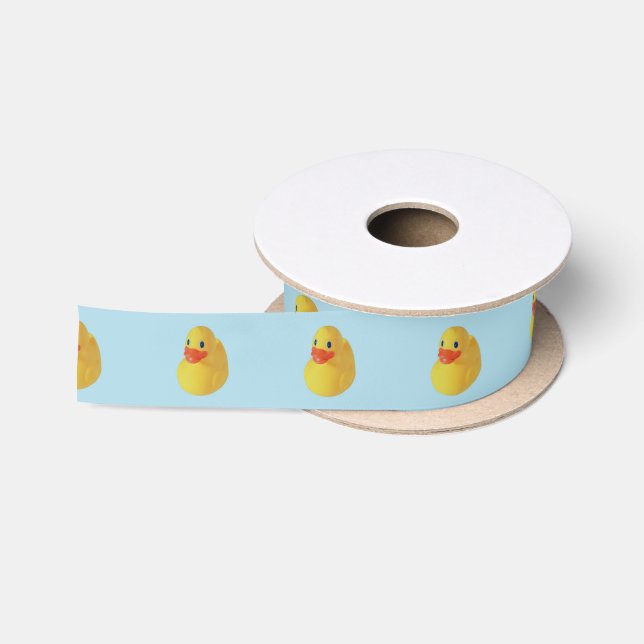 Rubber Ducky Satin Ribbon (Spool)
