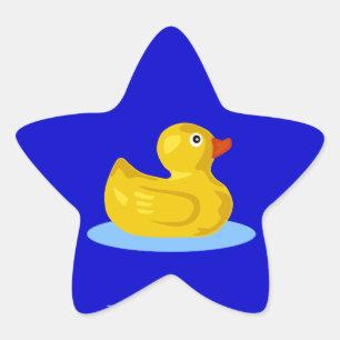 Rubber Ducky Star Sticker