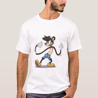Rubber Hose Retro: A Bendy Cartoon Character T-Shirt