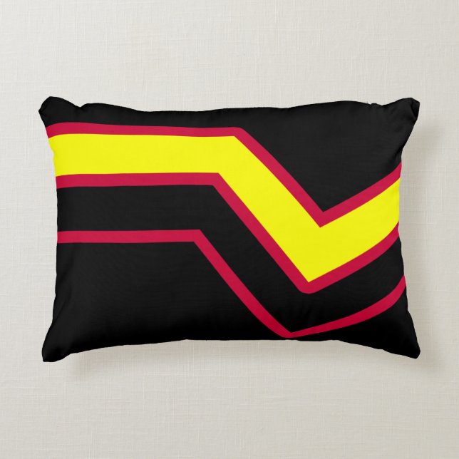 Rubber / Latex Pride Flag Accent Pillow (Front)