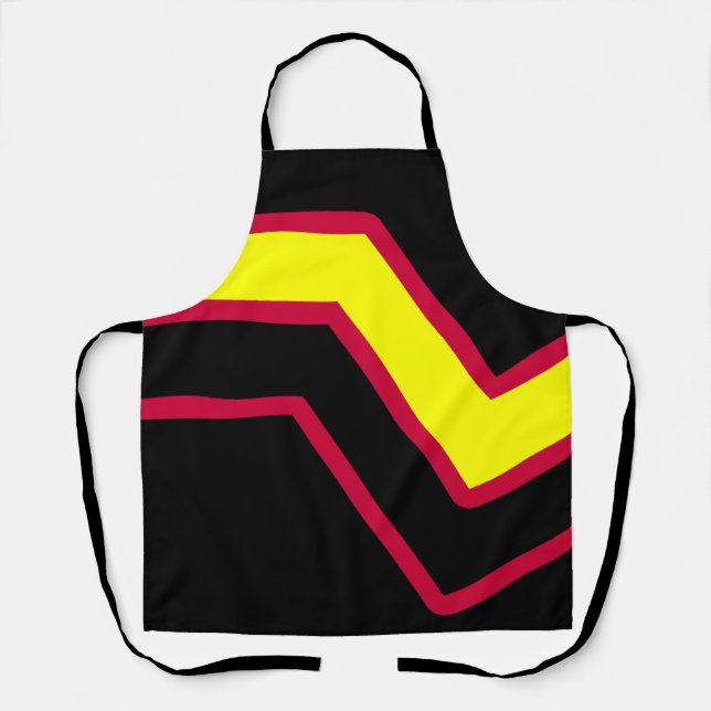 Rubber / Latex Pride Flag Apron (Front)