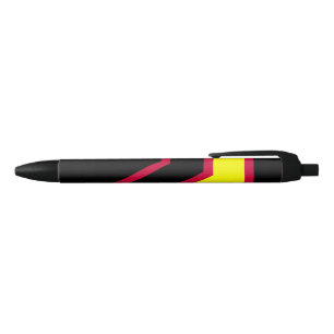 Rubber / Latex Pride Flag Black Ink Pen