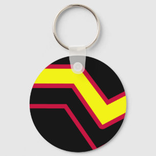Rubber / Latex Pride Flag Keychain