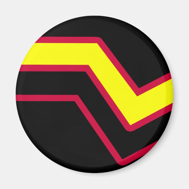 Rubber / Latex Pride Flag Magnet (Front)