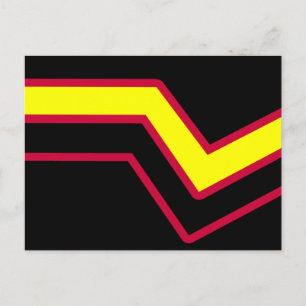 Rubber / Latex Pride Flag Postcard