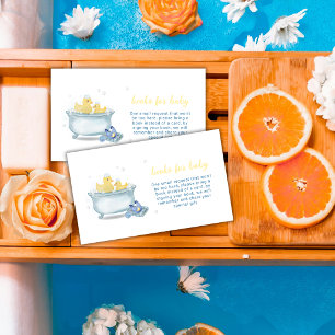 Rubber Mommy Duck Bathtub Books For Baby Shower Enclosure Card