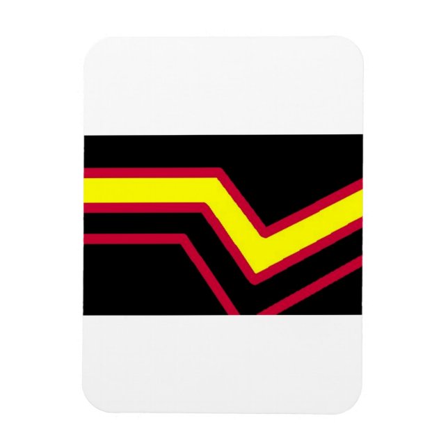 Rubber pride flag magnet (Vertical)