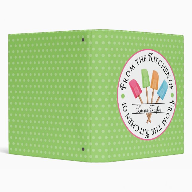 Rubber Spatulas Recipe BInder (Background)