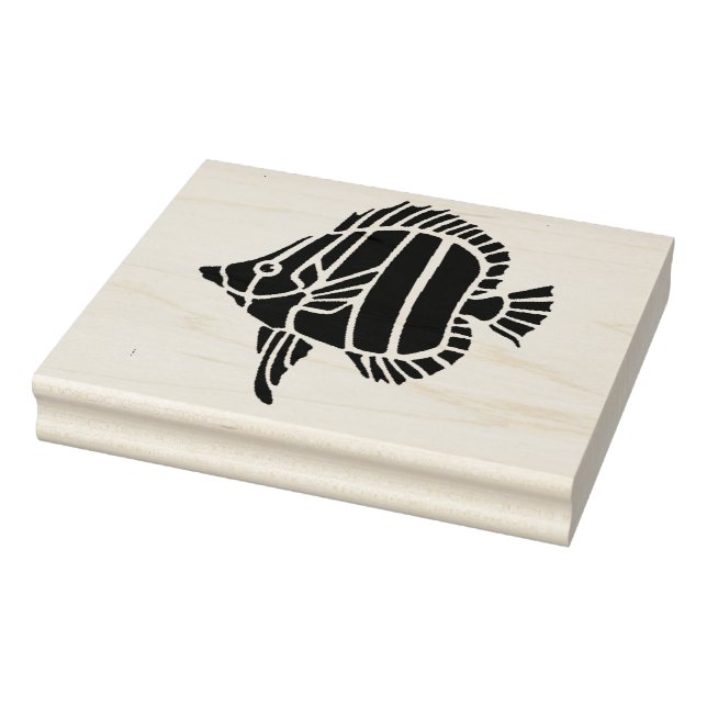 Rubber Stamp - Angel Fish (Stamp)