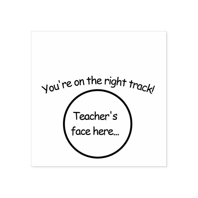 Rubber Stamp for student motivation. (Imprint)