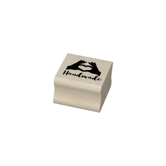 Rubber Stamp Handmade Heart Hands (Stamp)