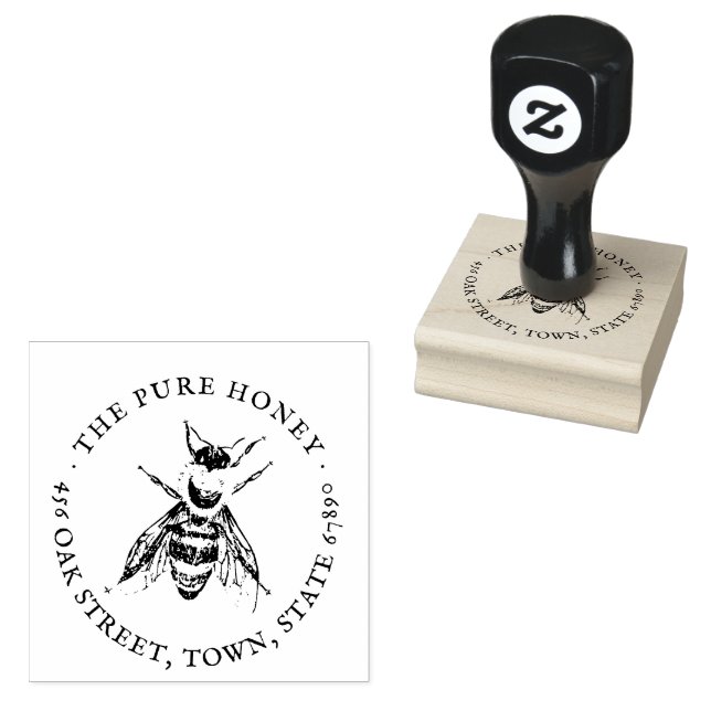 Rubber stamp | Pure Honey rubber stamp (Stamped)