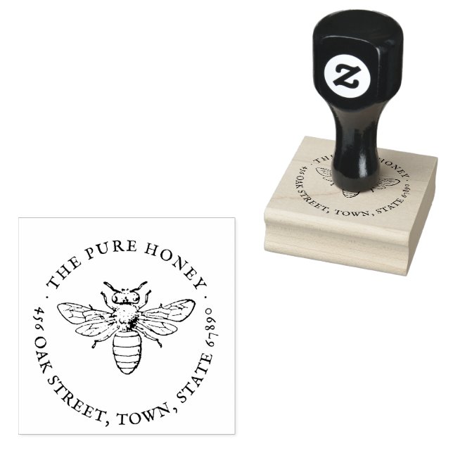 Rubber stamp | Pure Honey rubber stamp (Stamped)