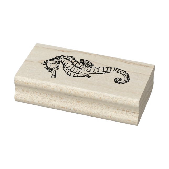 Rubber Stamp - Seahorse (Stamp)