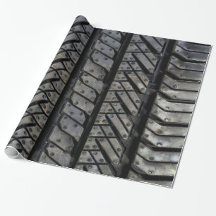 Rubber Tire Thread Automotive Style Decor Wrapping Paper