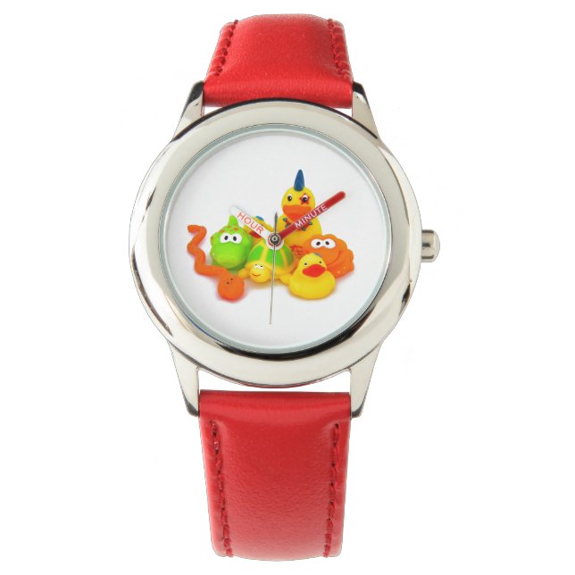 Rubber toys wristwathes watch (Front)
