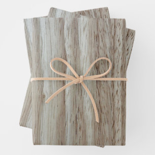 Rubberwood Wood Grain  Wrapping Paper Sheet