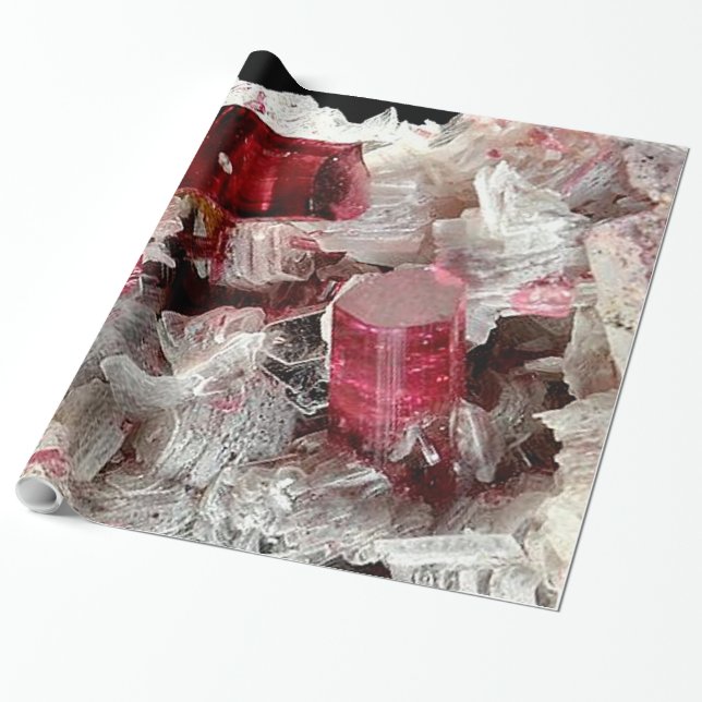 Rubellite Wrapping Paper (Unrolled)