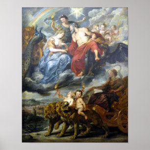 Rubens – King & Marie de Médicis at Lyon Poster