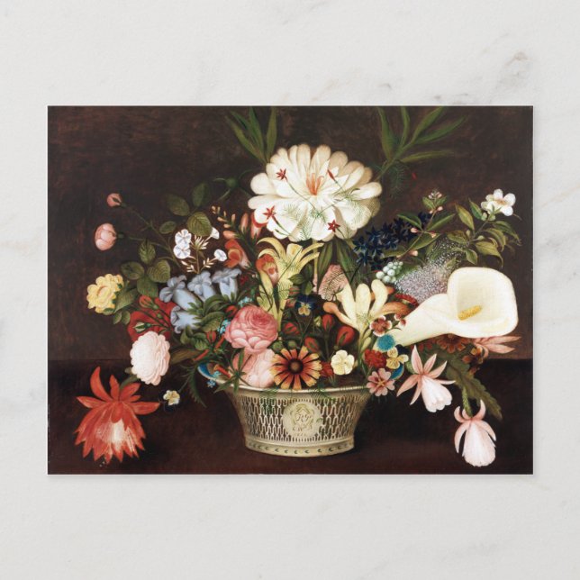 Rubens Peale From Nature in the Garden Postcard (Front)