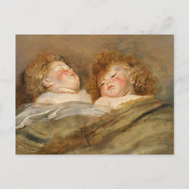 Rubens Two sleeping children CC0729 Postcard (Front)