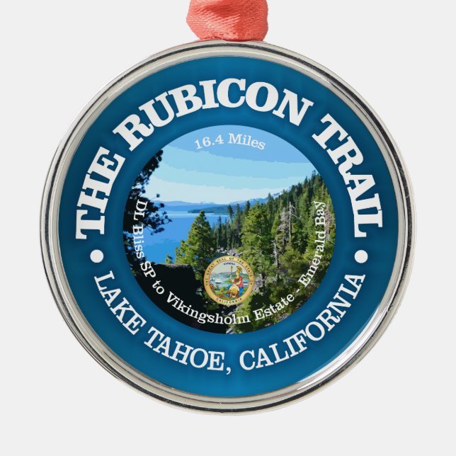 Rubicon Trail (OBP) Metal Ornament (Front)