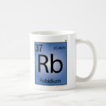 Rubidium (Rb) Element Mug<br><div class="desc">How Much Do You Know and Love Chemistry? Learn Your Periodic Table One Element at a Time.</div>