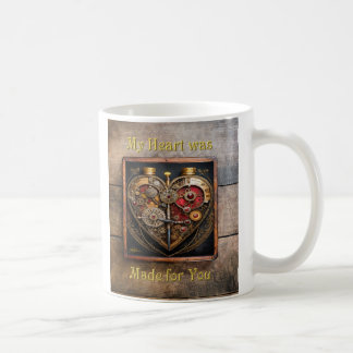 Rubies And Gears Heart Steampunk Series Coffee Mug