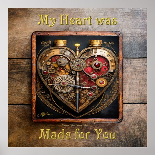 Rubies And Gears Heart Steampunk Series Poster (Front)