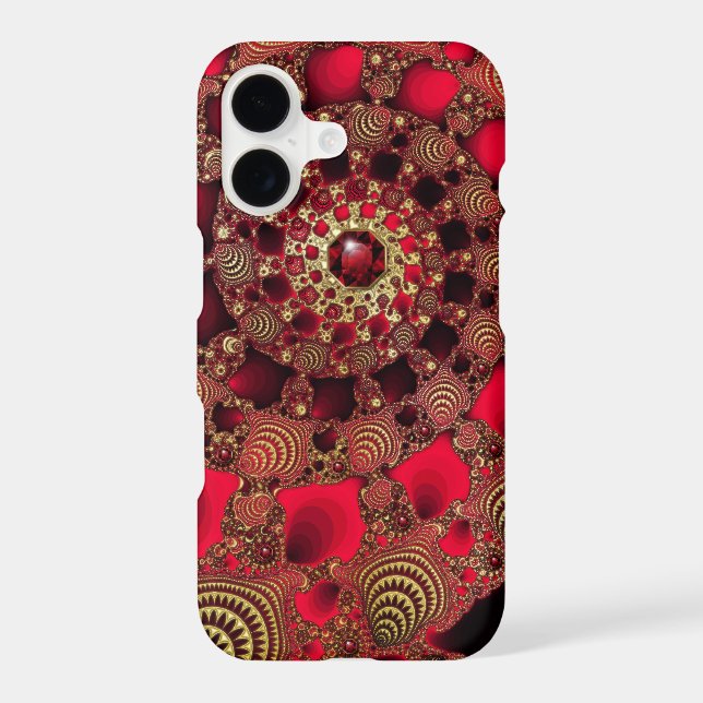 Rubies & Gold iPhone Case-Mate (Back)