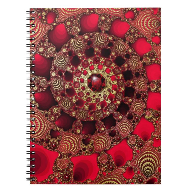 Rubies & Gold Notebook (Front)