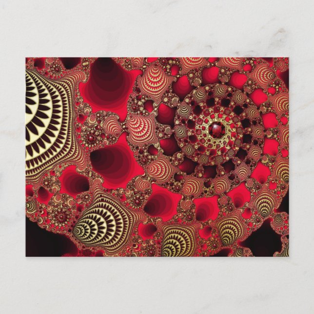 Rubies & Gold Postcard (Front)