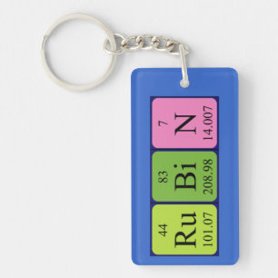 Rubin periodic table name keyring