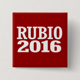 RUBIO 2016 2 INCH SQUARE BUTTON