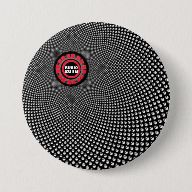 Rubio 2016 3 inch round button (Front)
