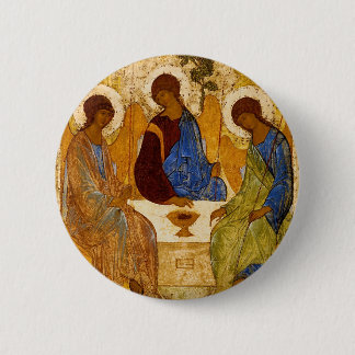 Rublev Trinity at the Table 2 Inch Round Button