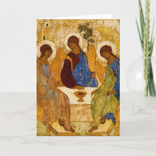 Rublev Trinity at the Table Card