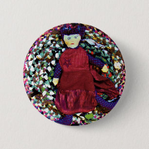 Rubra the Rag Queen 2 Inch Round Button