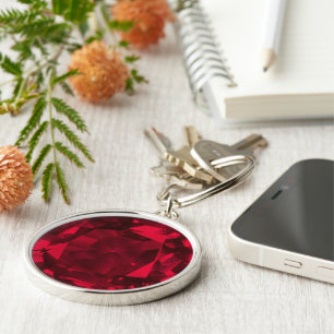 Ruby 1 keychain