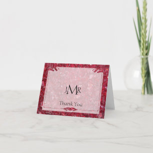Ruby 40th Anniversary Thank You Card