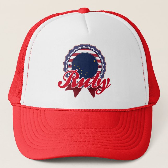 Ruby, AK Trucker Hat (Front)