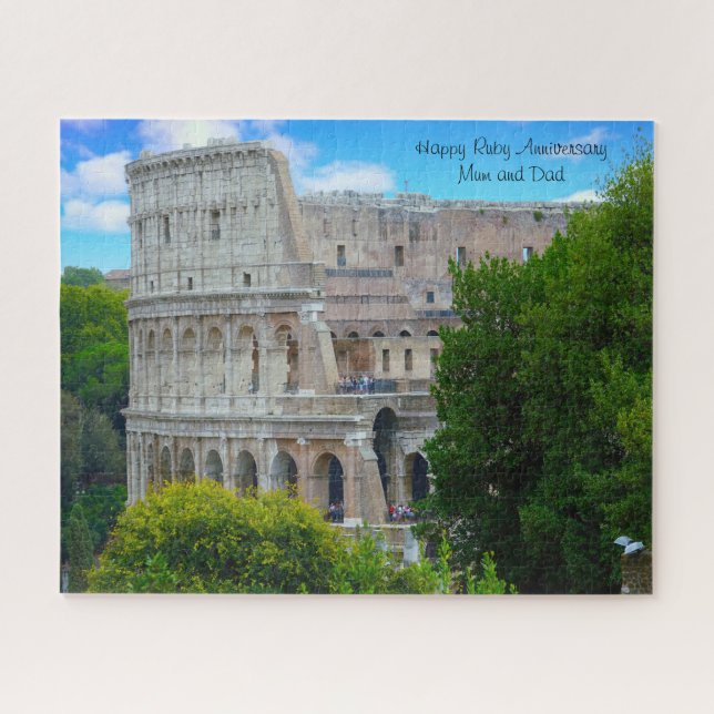 Ruby Anniversary. Jigsaw Puzzle (Horizontal)