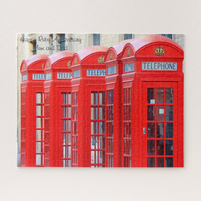 Ruby Anniversary. Jigsaw Puzzle (Horizontal)