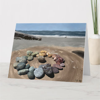 Ruby Beach Rocks Note Cards