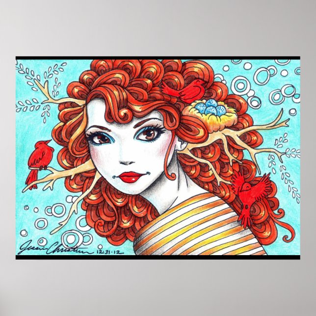 Ruby Bird Rosie Poster (Front)