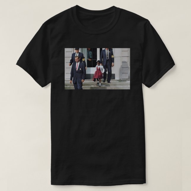 Ruby Bridges, escorted by U.S. Marshals to attend  T-Shirt (Design Front)