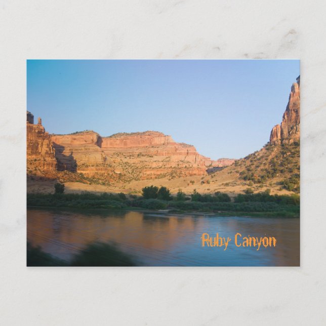 Ruby Canyon near Grand Junction, Colorado Postcard (Front)