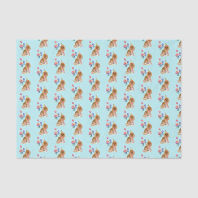 Ruby Cavalier King Charles Spaniel Birthday    Tissue Paper (Front)