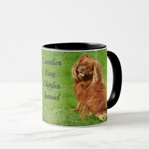 Ruby Cavalier King Charles Spaniel Chien Mug